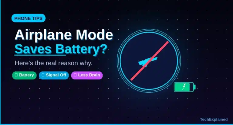 Why Does Airplane Mode Save Battery?