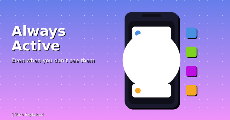 Why Apps Run in the Background