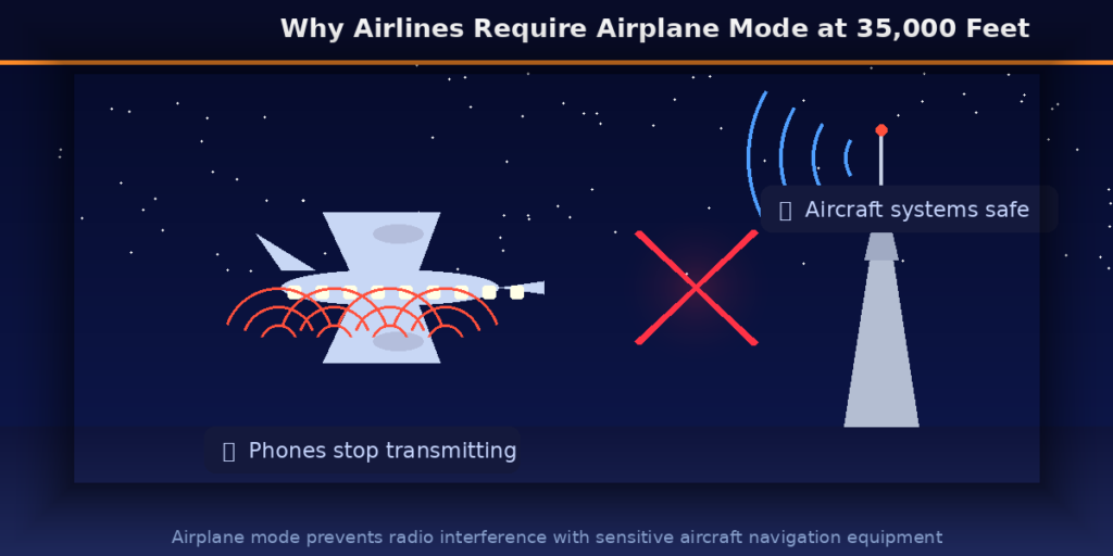 Why Airplane Mode Is Required on Flights

