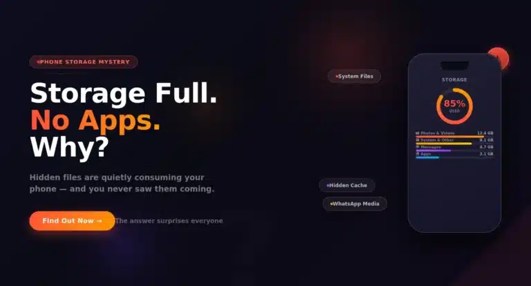 Why Is My Phone Storage Full Without Apps